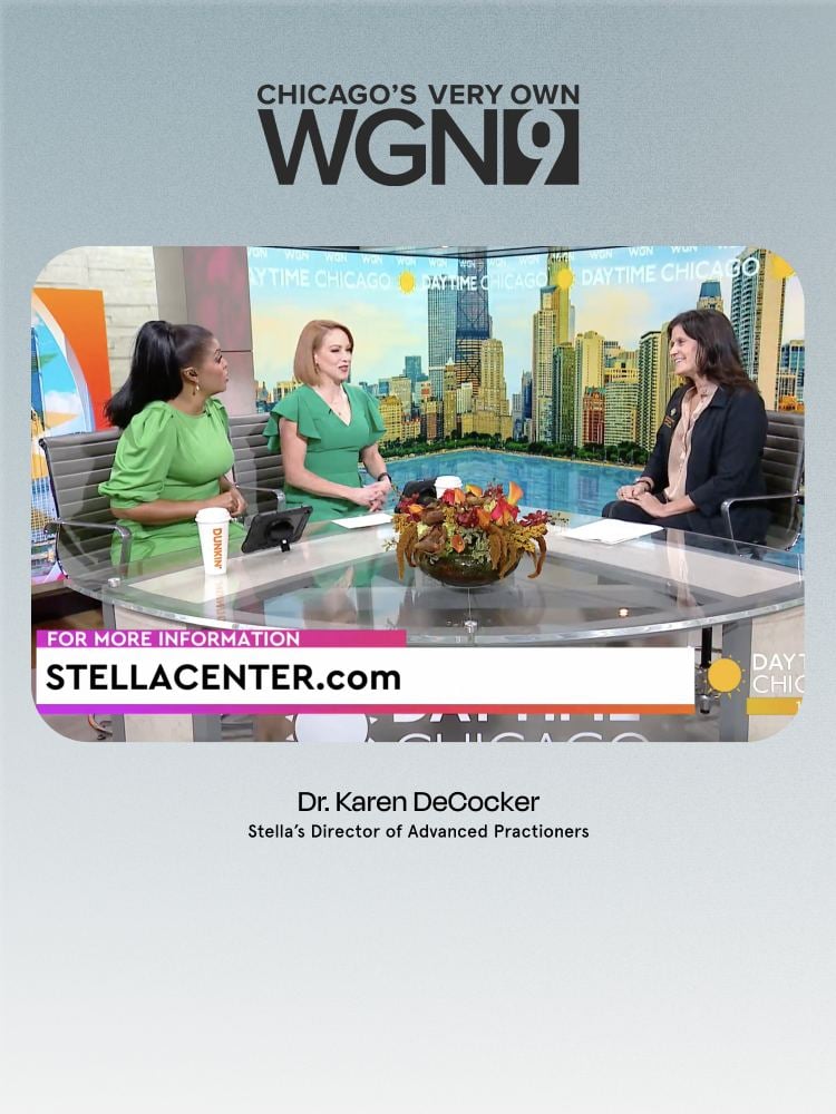 Dr. DeCocker speaks with the female hosts of Chicago's WGN9 News Show